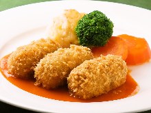 Crab cream croquette