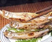 Grilled shishamo smelt