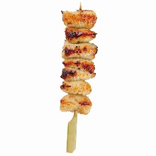 Chicken skin skewer