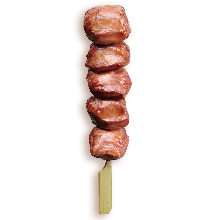 Grilled gizzard skewer