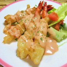 Deep-fried shrimp