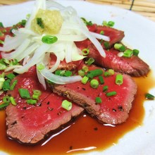 Seared beef