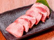 Premium grilled tongue seasoned with salt