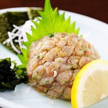 Horse mackerel Namero (chopped horse mackerel with miso)