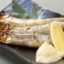 Shishamo smelt with roe