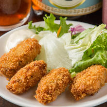 Deep-fried oysters