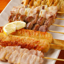 Assorted grilled skewers, 7 kinds