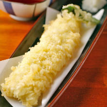 Whole eel tempura