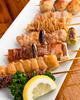 Assorted grilled skewers