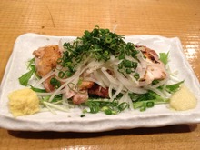 Seared free range chicken