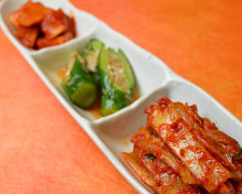 Assorted kimchi