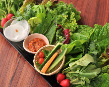 Assorted seasonal vegetables