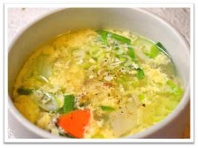 Egg soup