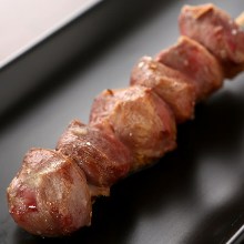 Grilled gizzard skewer