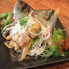 Namero (chopped and seasoned seafood)