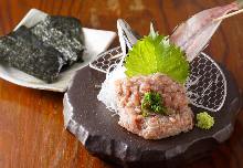 Namero (chopped and seasoned seafood)