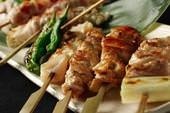 Assorted grilled skewers