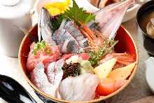 Seafood rice bowl