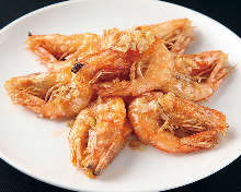 Fried prawns