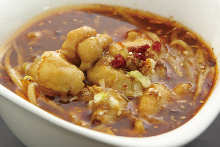 Spicy stewed whitefish