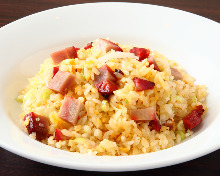 Fried rice with roasted pork