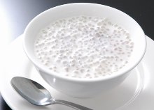 Tapioca in coconut milk