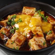 Spicy tofu and ground meat