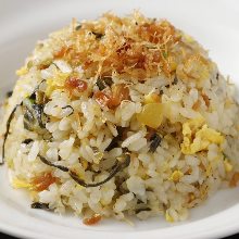 Fried rice with leaf mustard