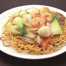 Ankake yakisoba / Crispy yakisoba