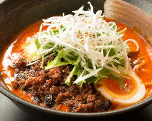 Chinese noodles in Sichuan-style sesame paste soup