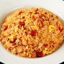 Fried rice with roasted pork