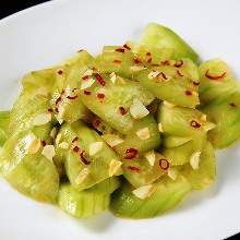 Smashed cucumber salad