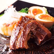 Simmered pork belly