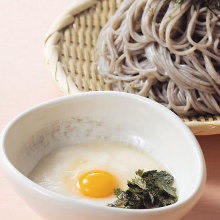 Chilled buckwheat noodles with grated yam