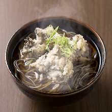 Buckwheat noodles with tempura