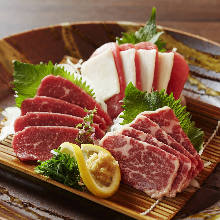 Assorted edible horse meat, 4 kinds