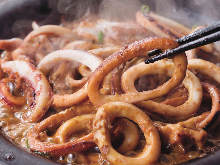 Grilled squid