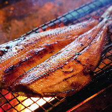 Grilled atka mackerel