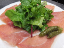 Raw ham salad