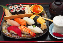 Assorted nigiri sushi