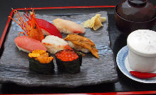 Assorted nigiri sushi