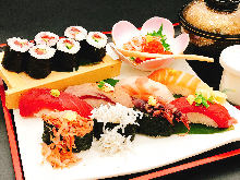 Assorted nigiri sushi