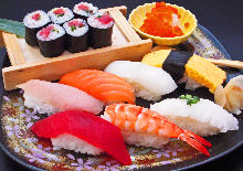 Assorted nigiri sushi