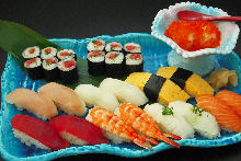 Assorted nigiri sushi