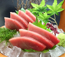 Fatty bluefin tuna sashimi