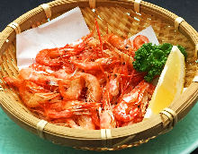 Fried prawns