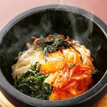 Stone grilled bibimbap