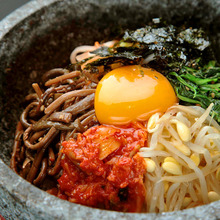 Stone grilled bibimbap