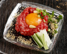 Horse meat tartare