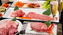 Premium Kuroge Wagyu Grilled Meats Course/with 120-minute All-You-Can-Drink